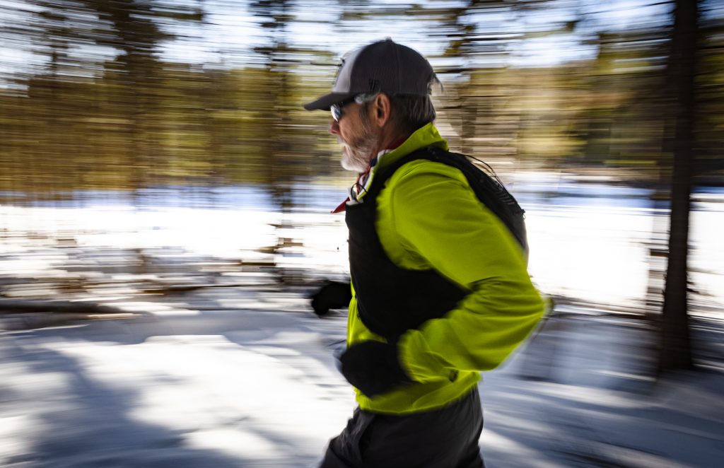 Local man runs a lot and very far